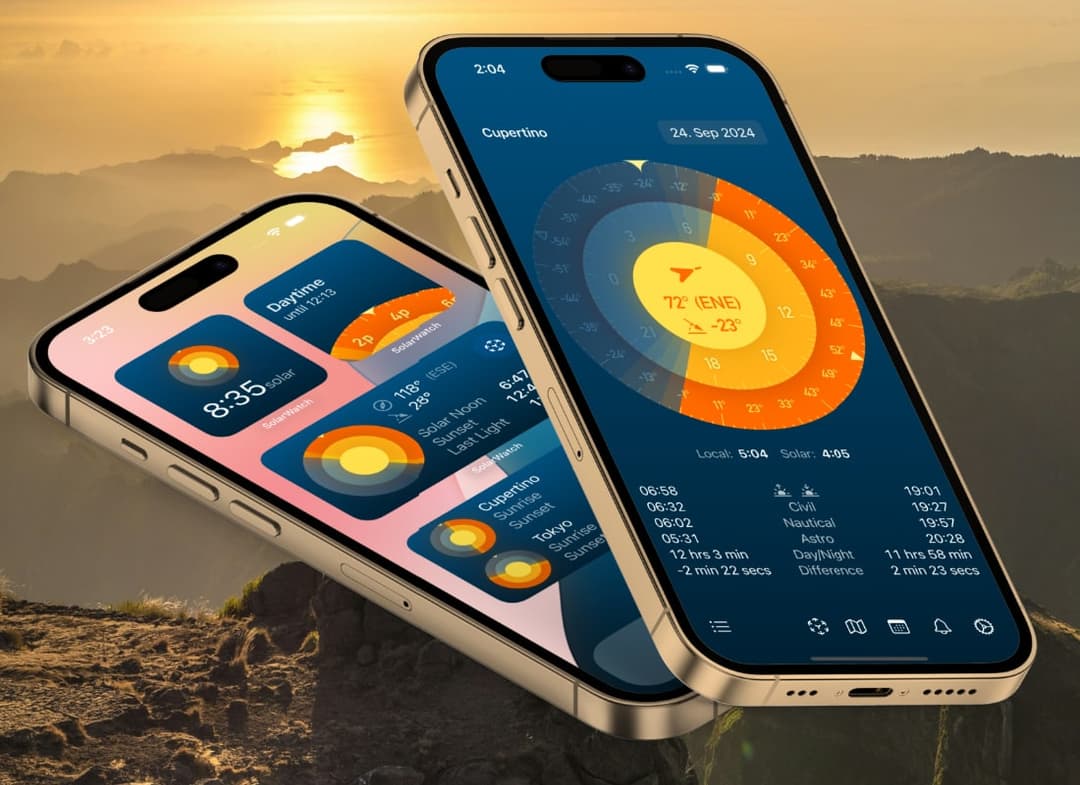 SolarWatch — Sun Path, Golden Hour & Eclipse App for iPhone