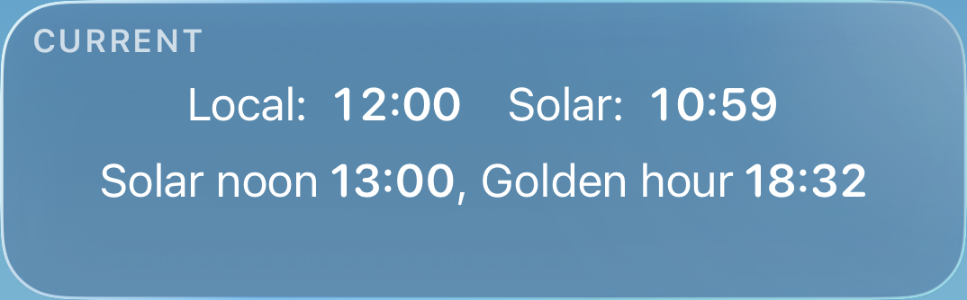 Aktuell — Im iPhone-Simulator mit englischer Oberfläche aufgenommen.